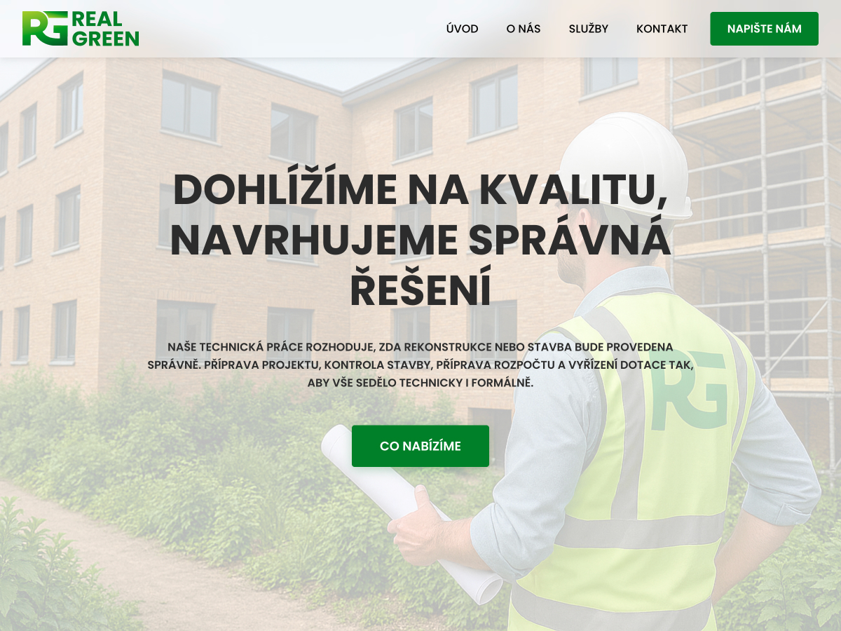 Real GREEN - firemní web